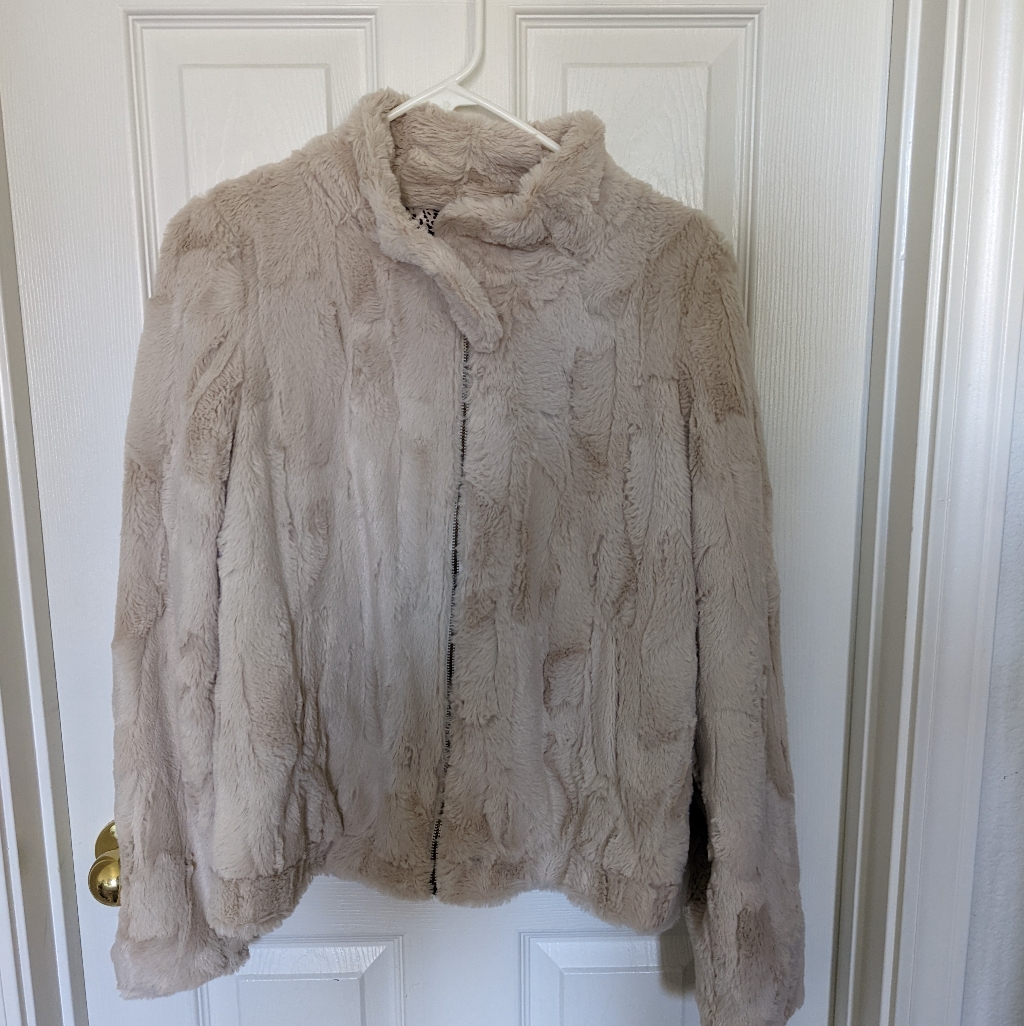 Sanctuary Faux Fur Coat Size M